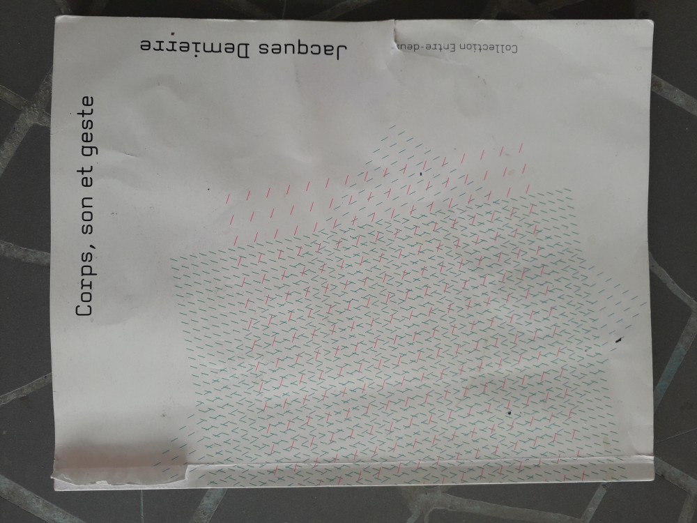 Corps, son et geste | DEMIERRE Jacques, Corps, son et geste, Bron, Mômeludies Editions et CFMI de Lyon, 2012.
