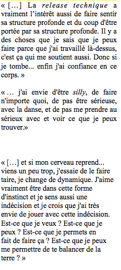Fragments de Discussion post-promenade | 