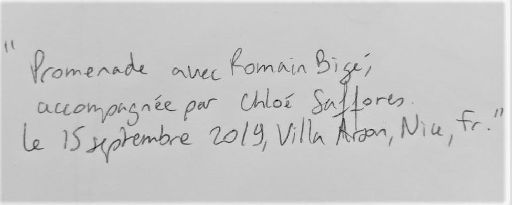 Promenade avec Romain Bigé | 